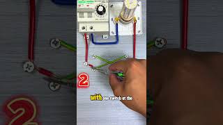 Three wiring diagrams for staircase light switches electrian electricaltech [upl. by Xonk628]