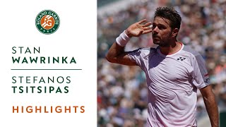 Stan Wawrinka vs Stefanos Tsitsipas  Round 4 Highlights  RolandGarros 2019 [upl. by Mcgraw]