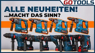 Die neuen Bosch 18V SDS Bohrhämmer Der Vergleich zu den Vorgängern Mit Verlosung [upl. by Poulter193]