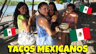 TACOS MEXICANOS preparados por Gente Salvadoreña  Están muy Riquísimos en El Salvador SV [upl. by Nwahsor16]