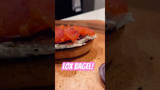 LOX bagel for breakfast pnwfishing saltlife fishing food notachef [upl. by Solegnave]