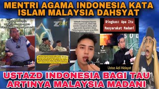 MENTRI AGAMA INDONESIA SAJA CAKAP ISLAM MALAYSIA NI DAHSYAT⁉️ternyata ini arti Malaysia madani [upl. by Holmann]