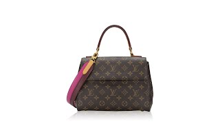 Louis Vuitton Monogram Cluny BB Bordeaux Fuchsia [upl. by Loy]