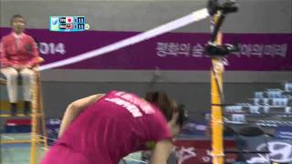 HD SF  2014 Asian Games  WD  TAKAHASHI A  MATSUTOMO M vs HOO VKM  WOON KW [upl. by Alanna]