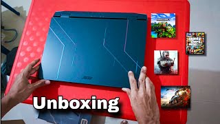 Acer Nitro 5 i5 12 th gen RTX 3050 Gaming Laptop Unboxing  Games Test [upl. by Germin]