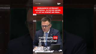 Parsknęli śmiechem Szybka riposta Hołowni po słowach Morawieckiego [upl. by Moria447]