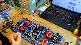 Hifonics BXI2608D repair Part 2  Output and bench test [upl. by Shoshana143]