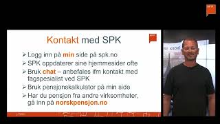 Webinar  Pensjon for statlige ansatte i staten født etter 1963 eller senere [upl. by Enomyar]