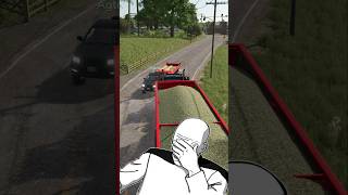 DRIVE ON YOUR SIDE OF THE ROAD 💢😠🗯️  Farming Simulator 25 shorts farmingsimulator [upl. by Cedell]