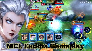 MOBILE LEGENDS EUDORA GAMEPLAY  MCL MATCH MLBB [upl. by Magda]