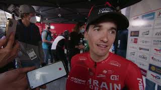 Pello Bilbao  Interview at the finish  Itzulia Basque Country 2022  Stage 3 [upl. by Dickerson]