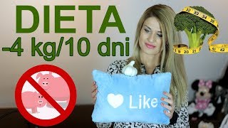 WEGETARIAŃSKA DIETA ODCHUDZAJĄCA 4 kg10 dni 🥦🍆🍅🌽🥔🍒🍇 [upl. by Anirrehs]