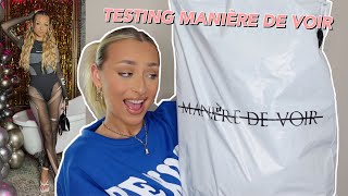 is it worth the hype HUGE MANIÈRE DE VOIR TRY ON HAUL £500 [upl. by Aivan]