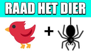 Weet Jij Het Dier Nieuwe Emoji Quiz [upl. by Yuji]