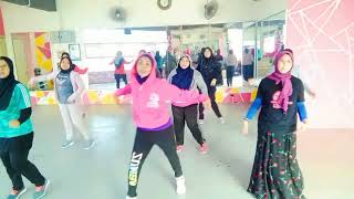 GADIS DAN BUNGA  RAHIMAH RAHIM dancefitness danceworkout fitness [upl. by Tyre]