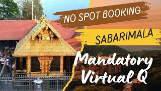 Important Update Sabarimala Darshan – No Spot Booking Allowed  Virtual Q Pass Guide [upl. by Ateuqirne97]