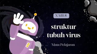 BERNYANYI STRUKTUR TUBUH VIRUS tugas biologi dari kelas X MB 8 [upl. by Pearman]