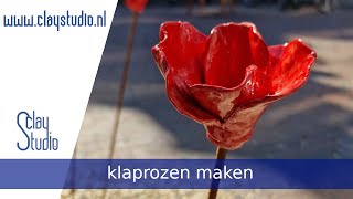 klaprozen maken [upl. by Stringer]