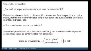 Cuentas Nacionales Tasa de Crecimiento Inflación INPC INEGI [upl. by Ru469]