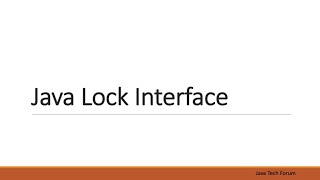 Java Lock interface ReentrantLockReentrantReadWriteLockStampedLock [upl. by Willard]