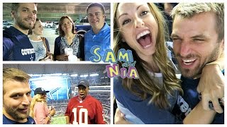 A NAILBITING FOOTBALL GAME WITH VIEWERS  Sam amp Nia [upl. by Notlrahc486]