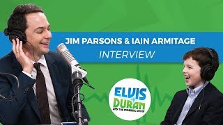 Jim Parsons and Iain Armitage on Premiere of Young Sheldon  Elvis Duran Show [upl. by Mcnutt]