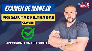 🔴 EXAMEN TEORICO DE MANEJO 2024 I Aprobarás con estas preguntas 🔥 🔥 🔥 [upl. by Kama]