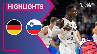 Deutschland  Slowenien Highlights  FIBA BasketballWM 2023  MAGENTA SPORT [upl. by Onek]