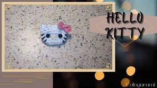 Tuto crochet  amigurumi  Porte clés style Hello Kitty  Très facile et rapide 😺 [upl. by Durham]