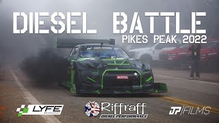 DIESEL BATTLE  Pikes Peak Hillclimb 2022 [upl. by Nitas982]