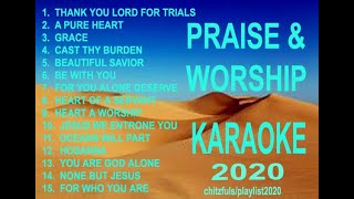 WORSHIP SONGS Playlist2 NONSTOP KARAOKE [upl. by Eahsal174]