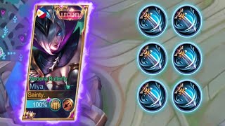 Sainty Nag Miya At 6 Windtalker Build Sa Mobile Legends  MLBB [upl. by Schenck]