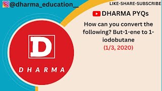 How can you convert the followingBut1ene to 1iodobutane 13 2020 [upl. by Hgielrahc]