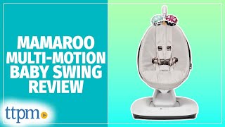 mamaRoo MultiMotion Baby Swing from 4moms Review [upl. by Illona]