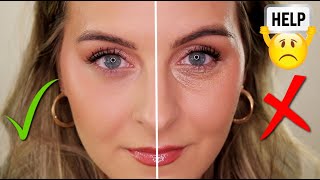 The BEST CONCEALER HACK for a Flawless Smooth Undereye  STOP creasing settling amp dryness [upl. by Hofstetter]