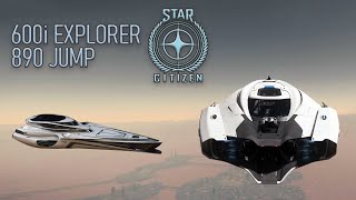 Renting a 600i Explorer and Touring the 890 Jump  Star Citizen [upl. by Leay934]