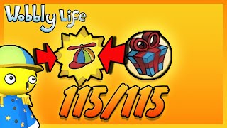 Wobbly Life  Propeller Hat Unlock 115 Presents  Sewer Update 094 [upl. by Ahsinoj]