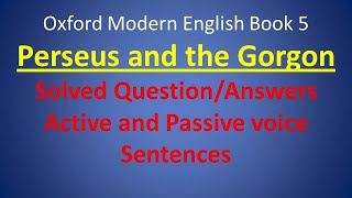 Perseus and Gorgon Solved QuestionAnswers [upl. by Lidah]