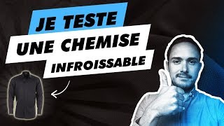 Je teste la chemise infroissable [upl. by Sigismond]