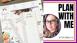 Plan With Me  Classic Happy Planner  Sept 1622 [upl. by Bashemeth10]