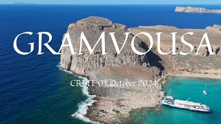 GRAMVOUSA CRETE 07 10 2024  CRUISE FROM BALOS [upl. by Jonas]