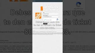 Facturar en The Home Depot [upl. by Rudy]