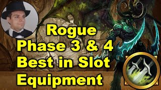 Rogue Phase 3 amp 4 Best in Slot Equipment Burning Crusade for Raids  Simonize Guide [upl. by Okier]