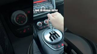 Gated Manual Shifter supercar audir8 r8 cars automotive car audi [upl. by Sheela]