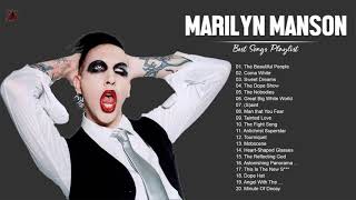 Marilyn Manson Greatest Hits Full Album  Best Songs Of Marilyn Manson Playlist 2021 [upl. by Noisla]