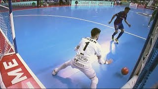 MEJORES PARADAS DE FUTSAL  PORTEROS LNFS  RAUL JEREZ  FEDE  ASIER [upl. by Adlemy656]