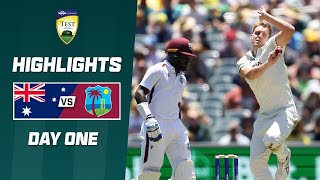 Australia v West Indies 202324  First Test  Day 1 [upl. by Ah]