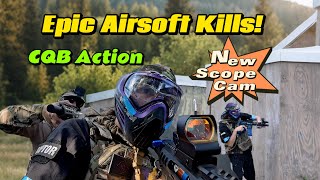 Epic Airsoft Kills CQB Action WScope Cam Black Ops Airsoft Bristol WI [upl. by Thun157]