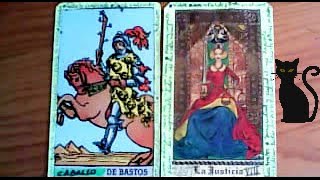 Combinaciones tarot con el CABALLO de Bastos  ARCANOS MAYORES Por TARA [upl. by Anih690]