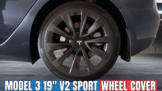 Change the Look on Model 3 19inch Sport Wheels [upl. by Ydisahc505]